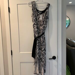 Cleo size large petite hi lo dress